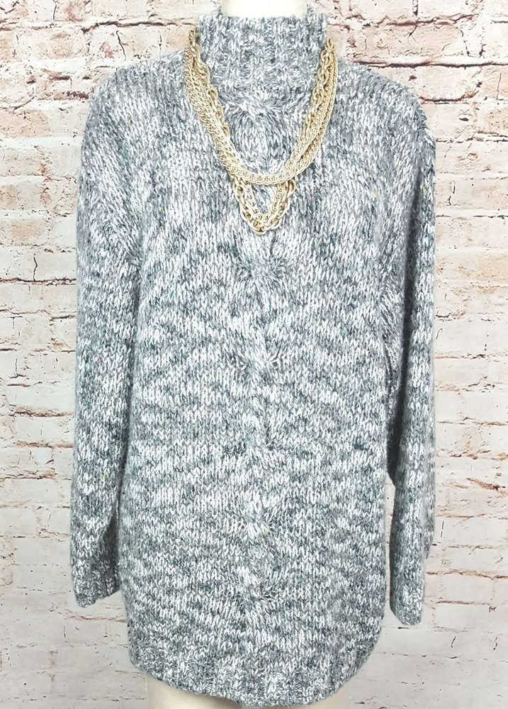 D.D.SLOANE|VTG Oversized Chunky Knit Tunic Sweater